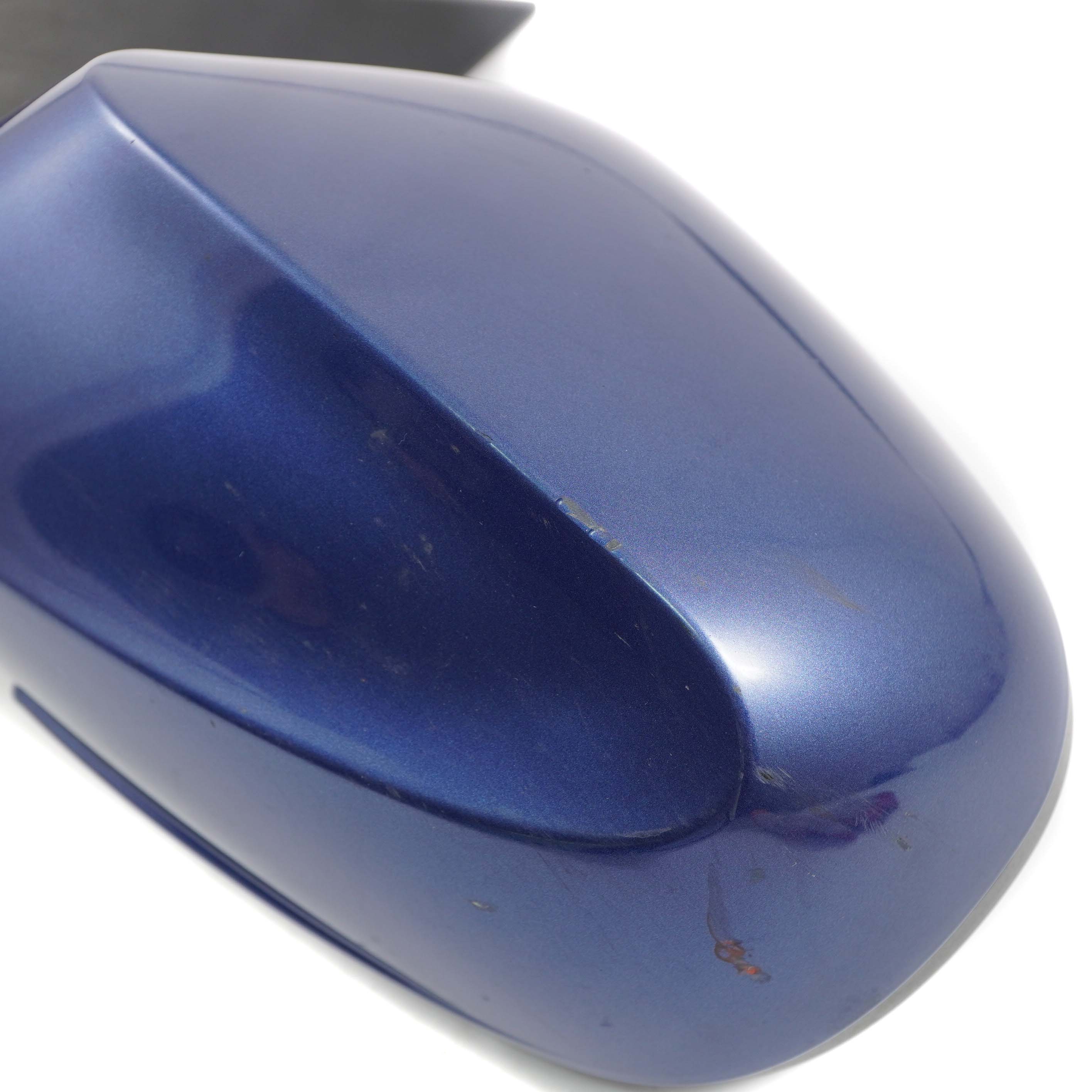 BMW 1 Series E87 LCI Heated Left Wing Mirror N/S Montegoblau Montego Blue A51