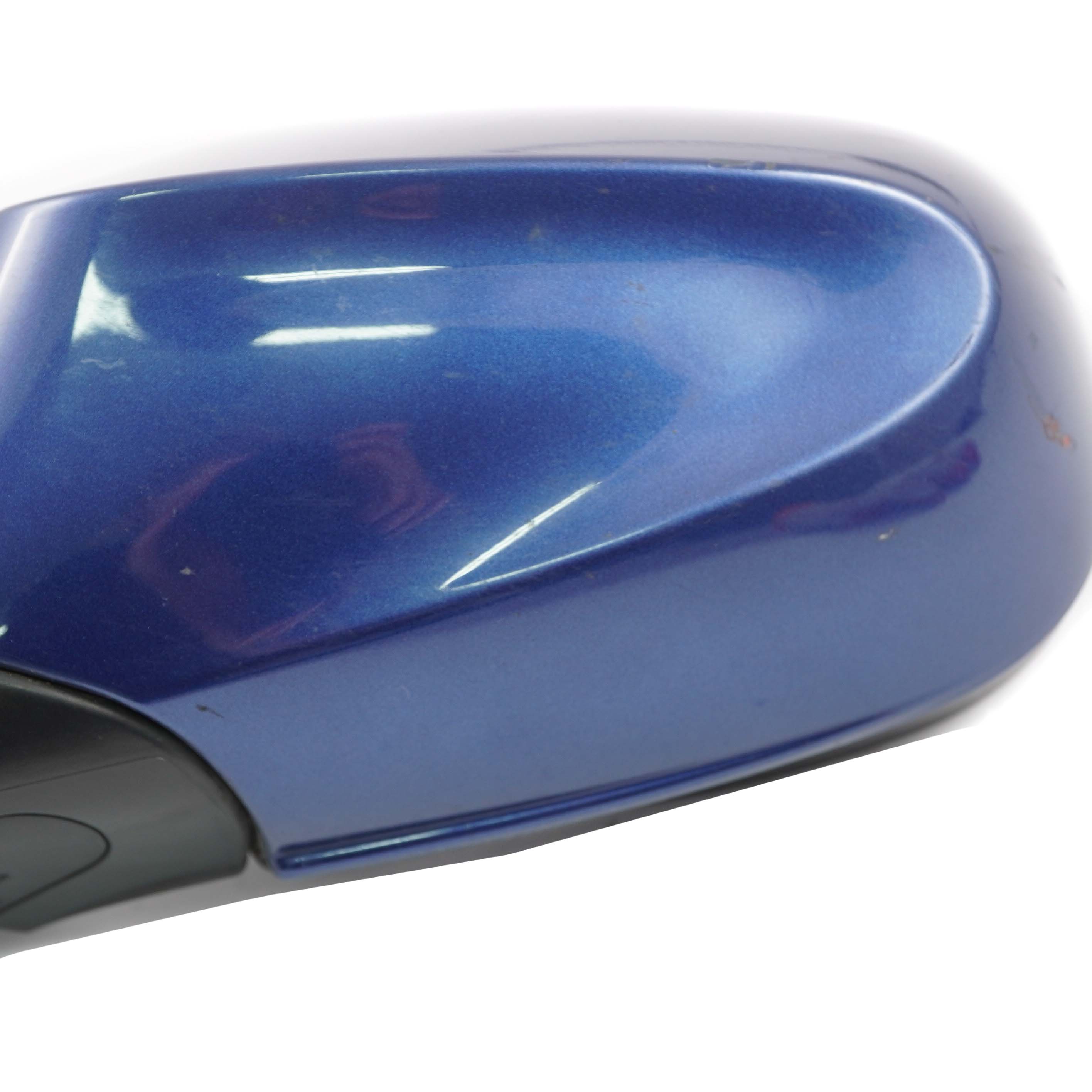 BMW 1 Series E87 LCI Heated Left Wing Mirror N/S Montegoblau Montego Blue A51