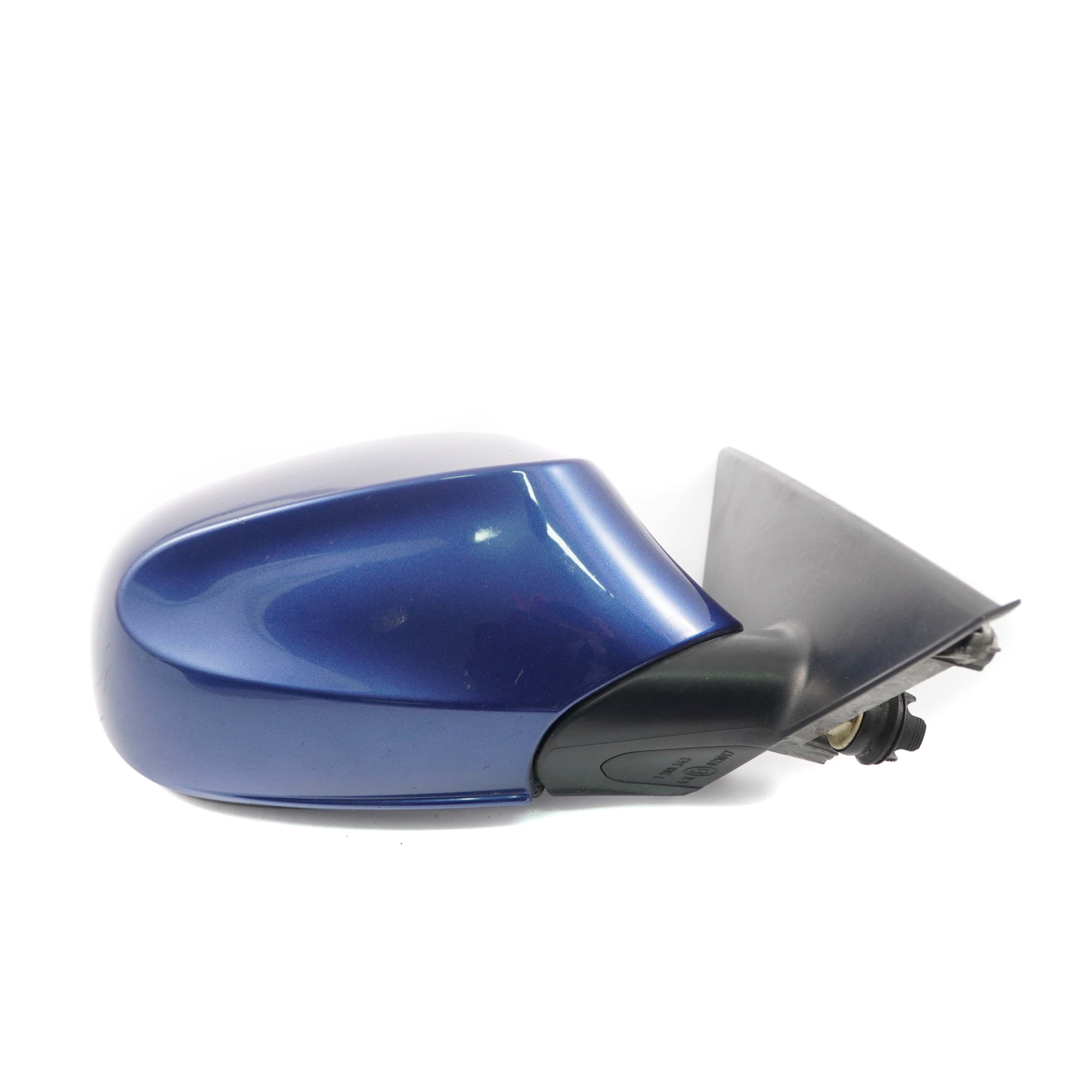 BMW E87 LCI Outside Right Heated Wing Mirror O/S Montegoblau Montego Blue A51