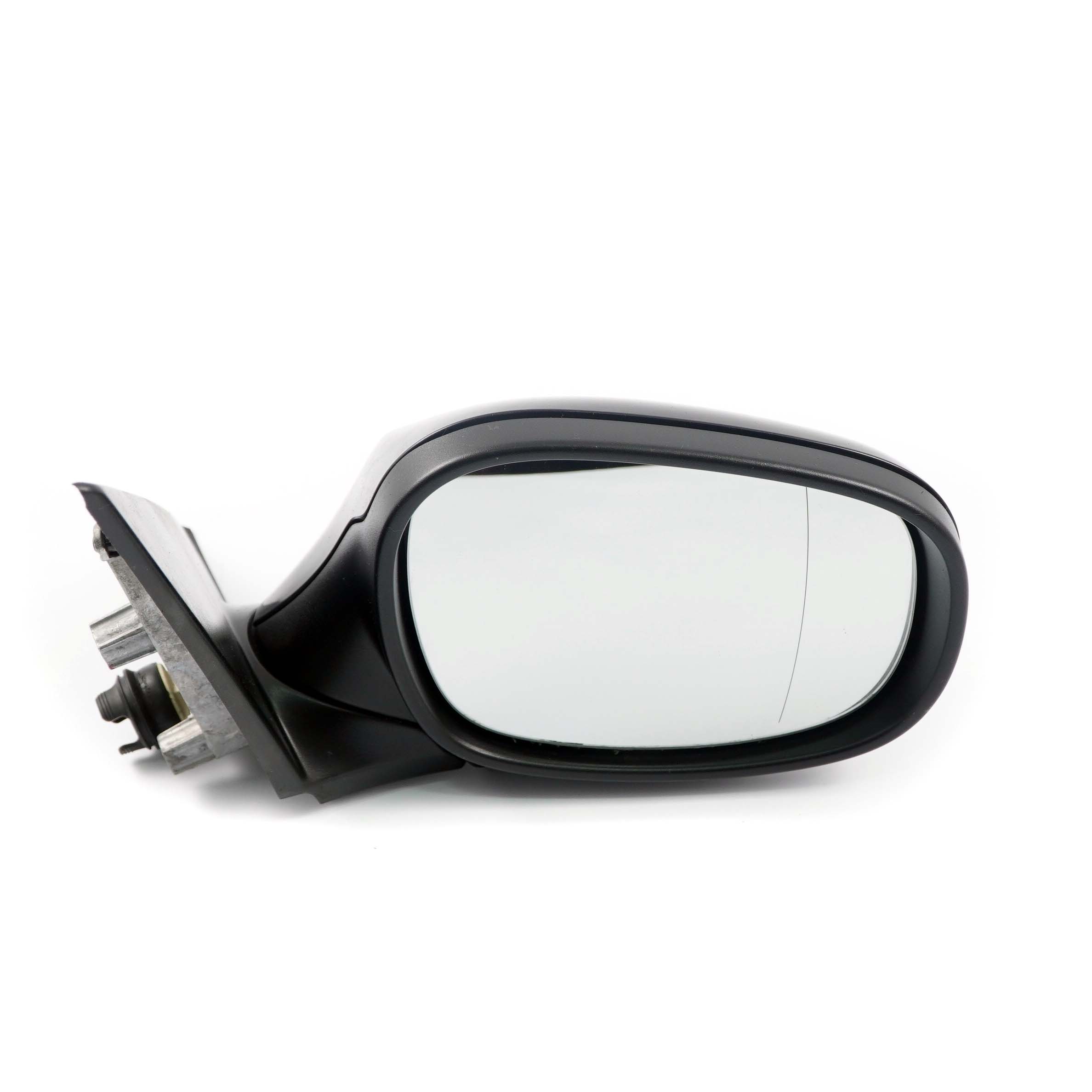 BMW 1 Series 2 E87 LCI Outside Right Heated Wing Mirror O/S Schwarz 2 Black 668