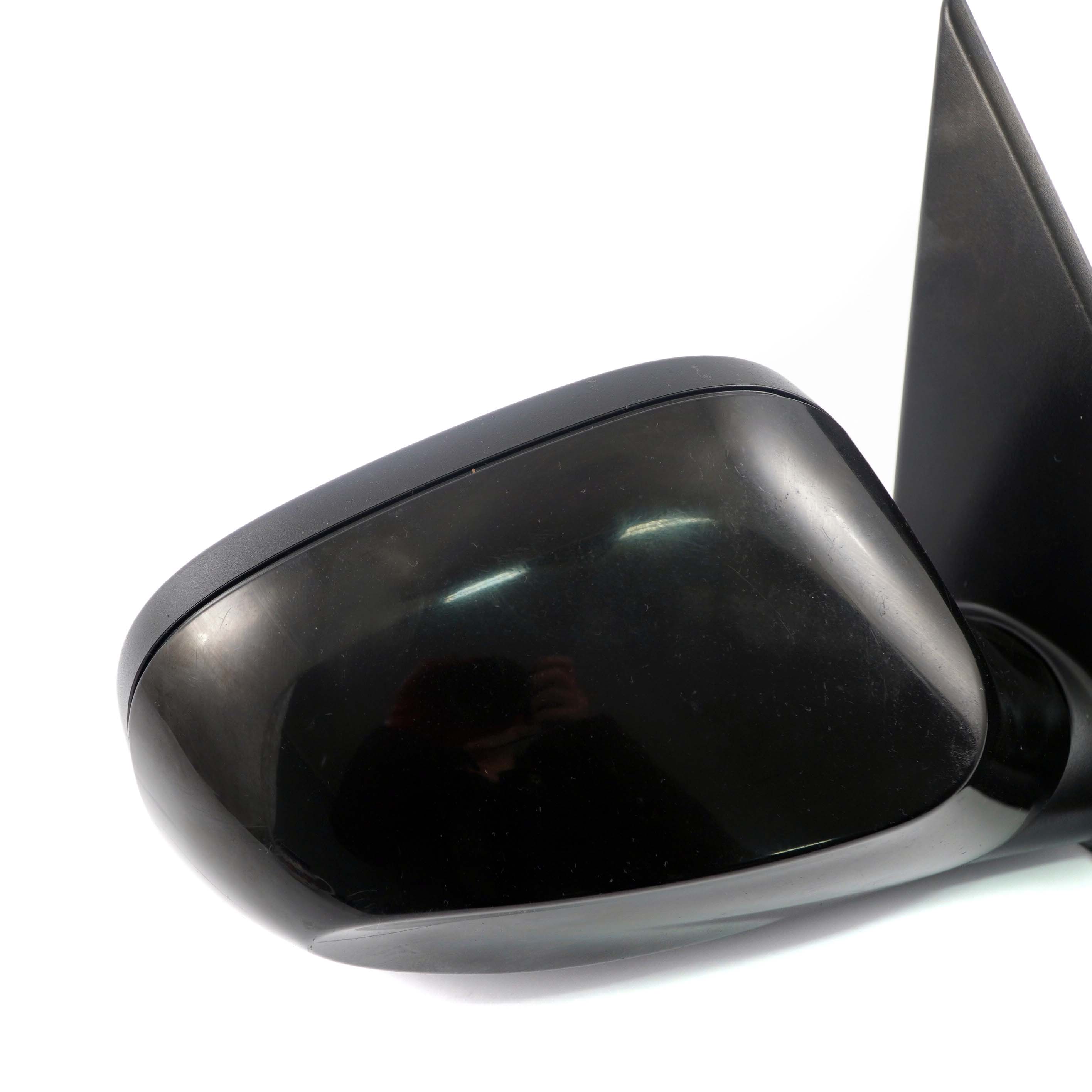 BMW 1 Series 2 E87 LCI Outside Right Heated Wing Mirror O/S Schwarz 2 Black 668