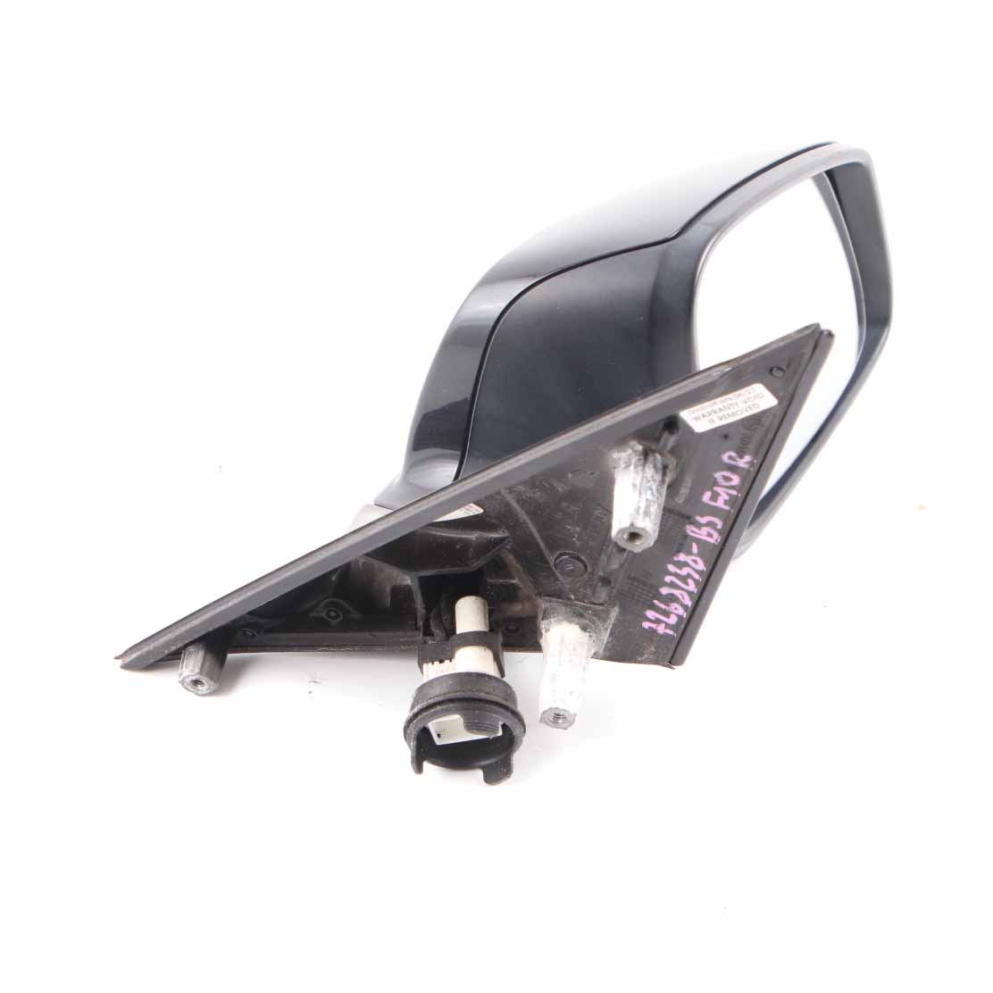 Wing Mirror BMW F10 F11 Heated Door Right O/S Black Sapphire Metallic - 475