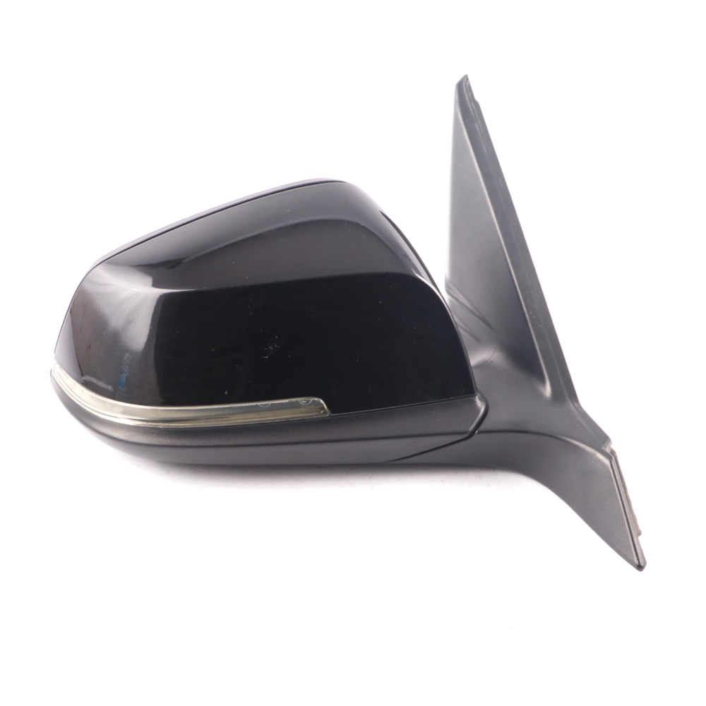 Wing Mirror Door BMW F21 F22 F23 Right Heated Outside O/S Schwarz 2 Black 668