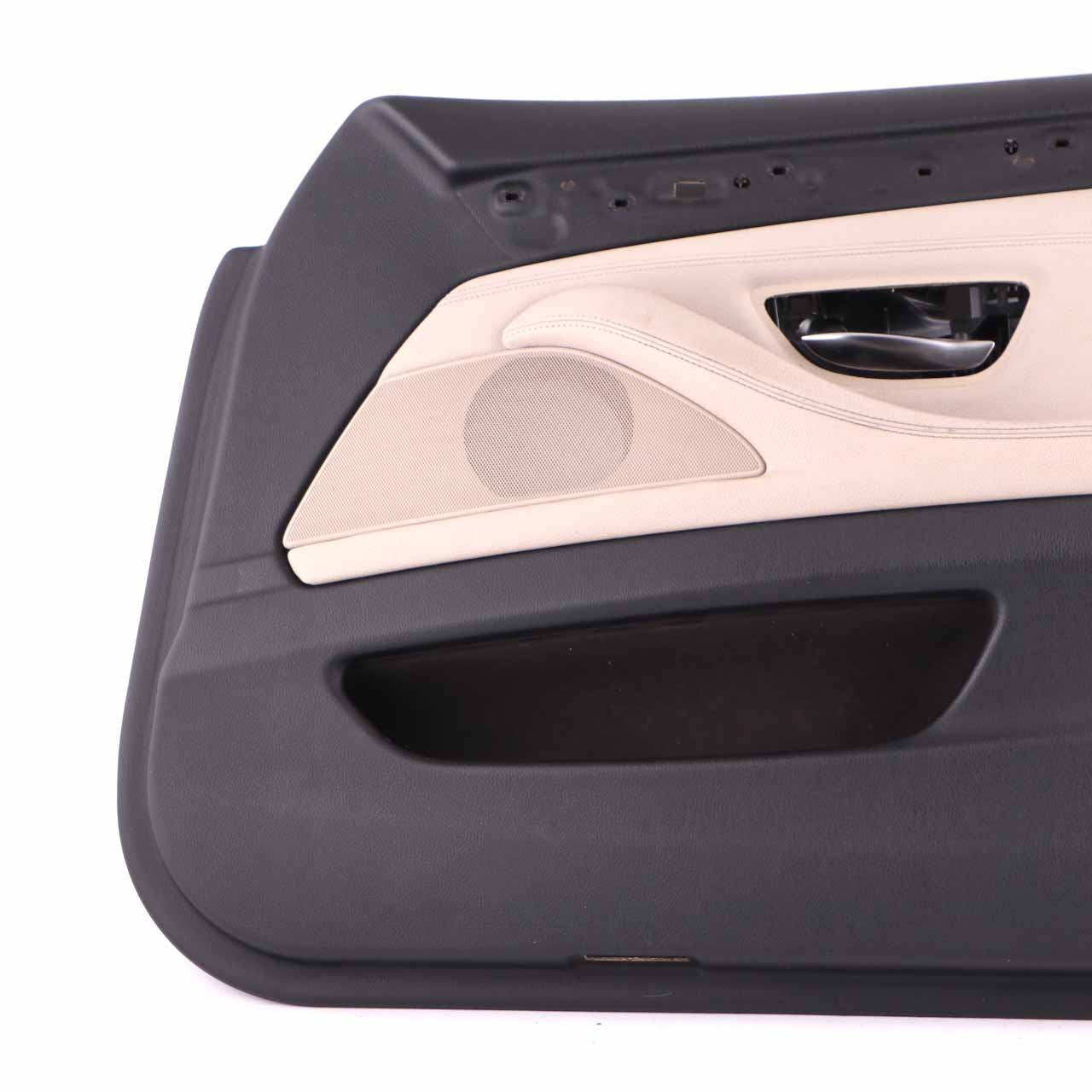 BMW F10 F11 Front Right O/S Door Card Lining Panel Leather Oyster