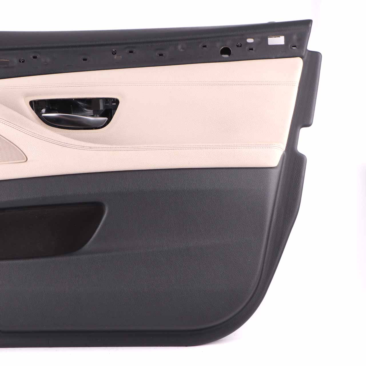 BMW F10 F11 Front Right O/S Door Card Lining Panel Leather Oyster