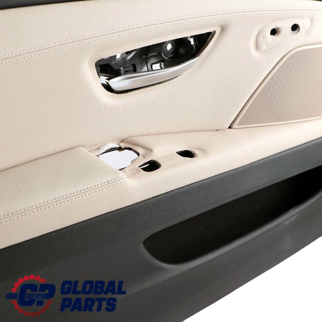 BMW 5 Series F10 F11 Front Left N/S Door Card Lining Panel Leather Oyster