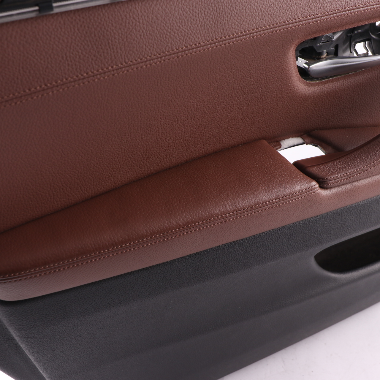 BMW F10 F11 Door Card Front Left N/S Lining Panel Leather Cinnamon Brown