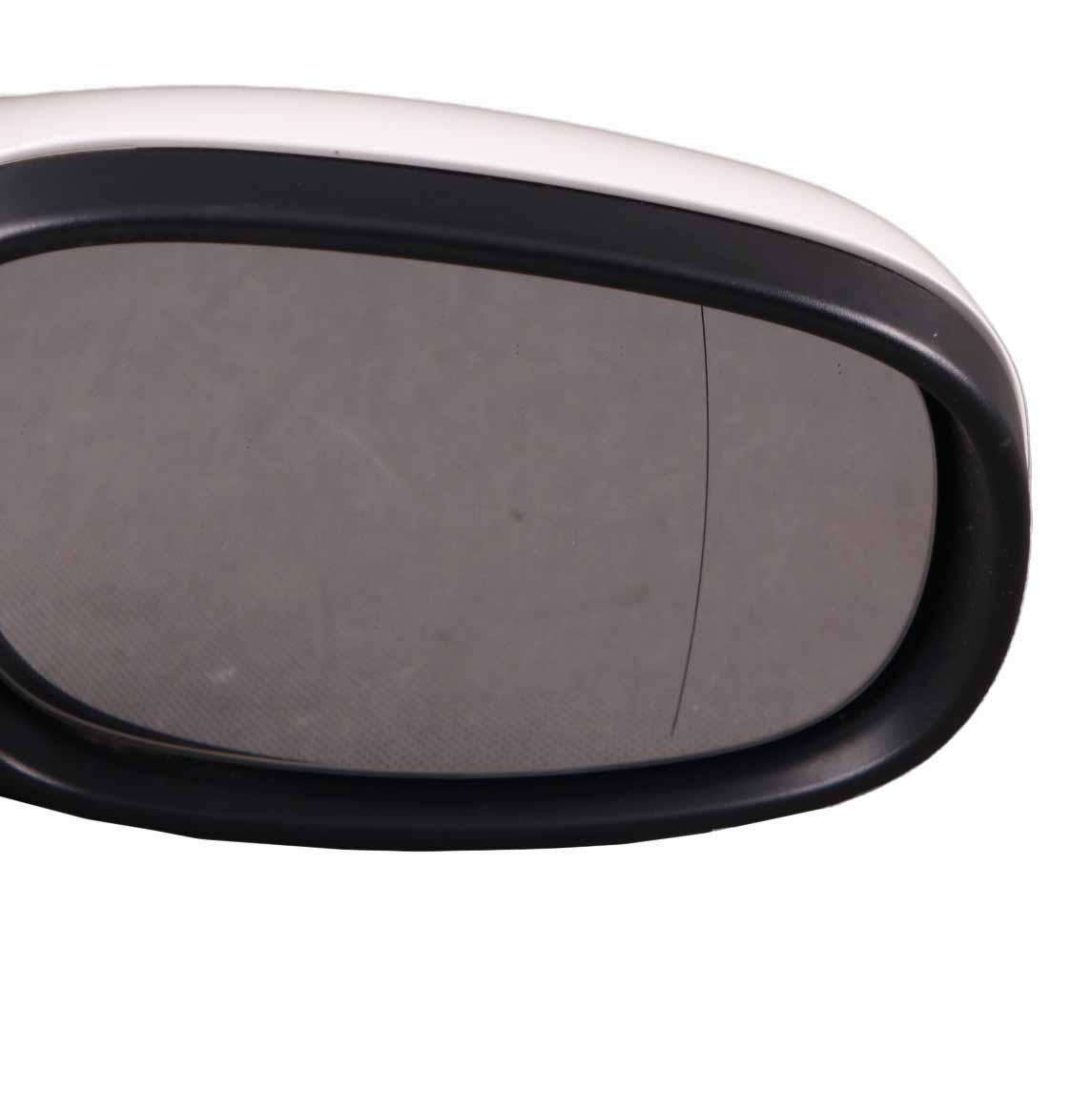 BMW E87 LCI Power Fold Heated Right Wing Mirror O/S Alpine White - 300 3 Pins