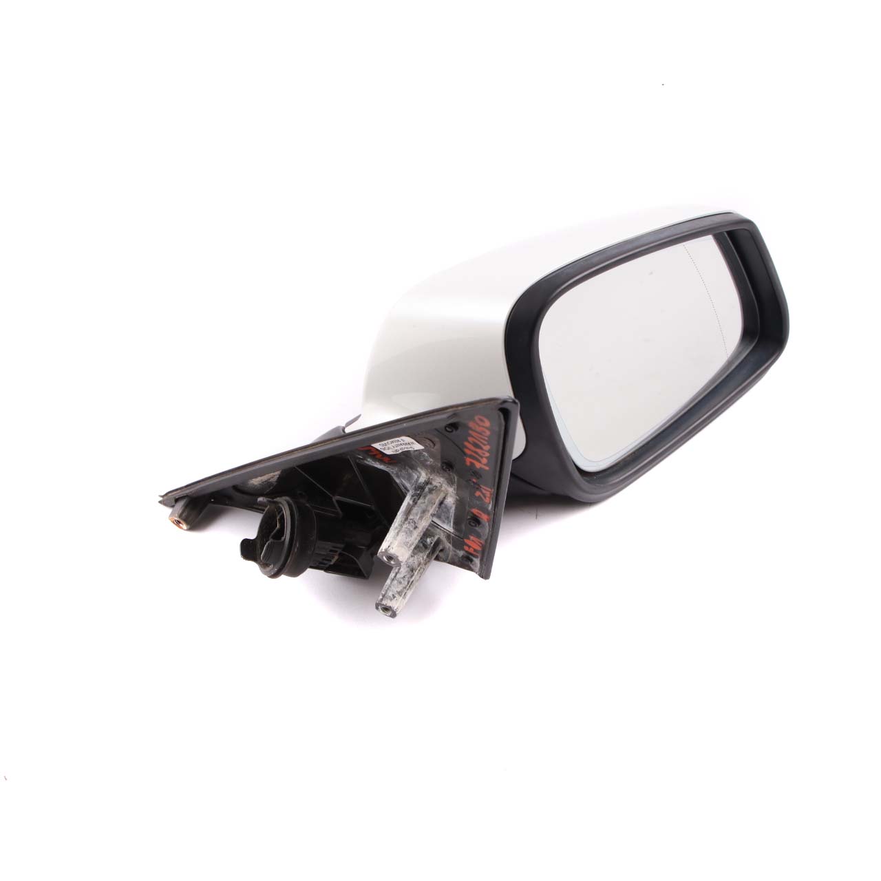 Wing Mirror BMW F01 F02 Heated Auto Dip Right O/S Mineralweiss Mineral White A96