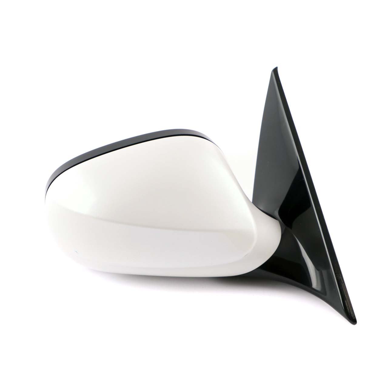 BMW 3 E92 LCI Power Fold High Gloss Right Wing Mirror O/S Mineral White A96