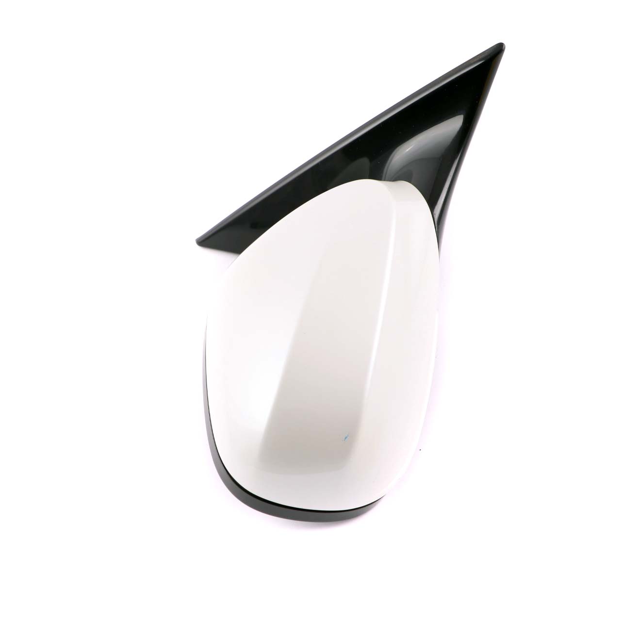 BMW 3 E92 LCI Power Fold High Gloss Right Wing Mirror O/S Mineral White A96