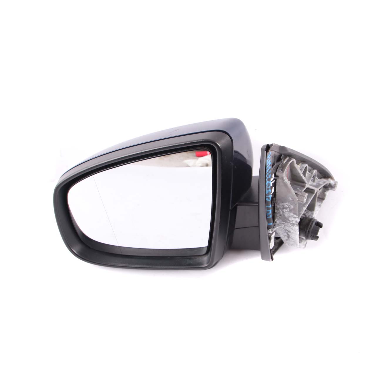 Wing Mirror Door BMW X5 E70 Outside Left Memory N/S Tiefseeblau Deep Sea Blue