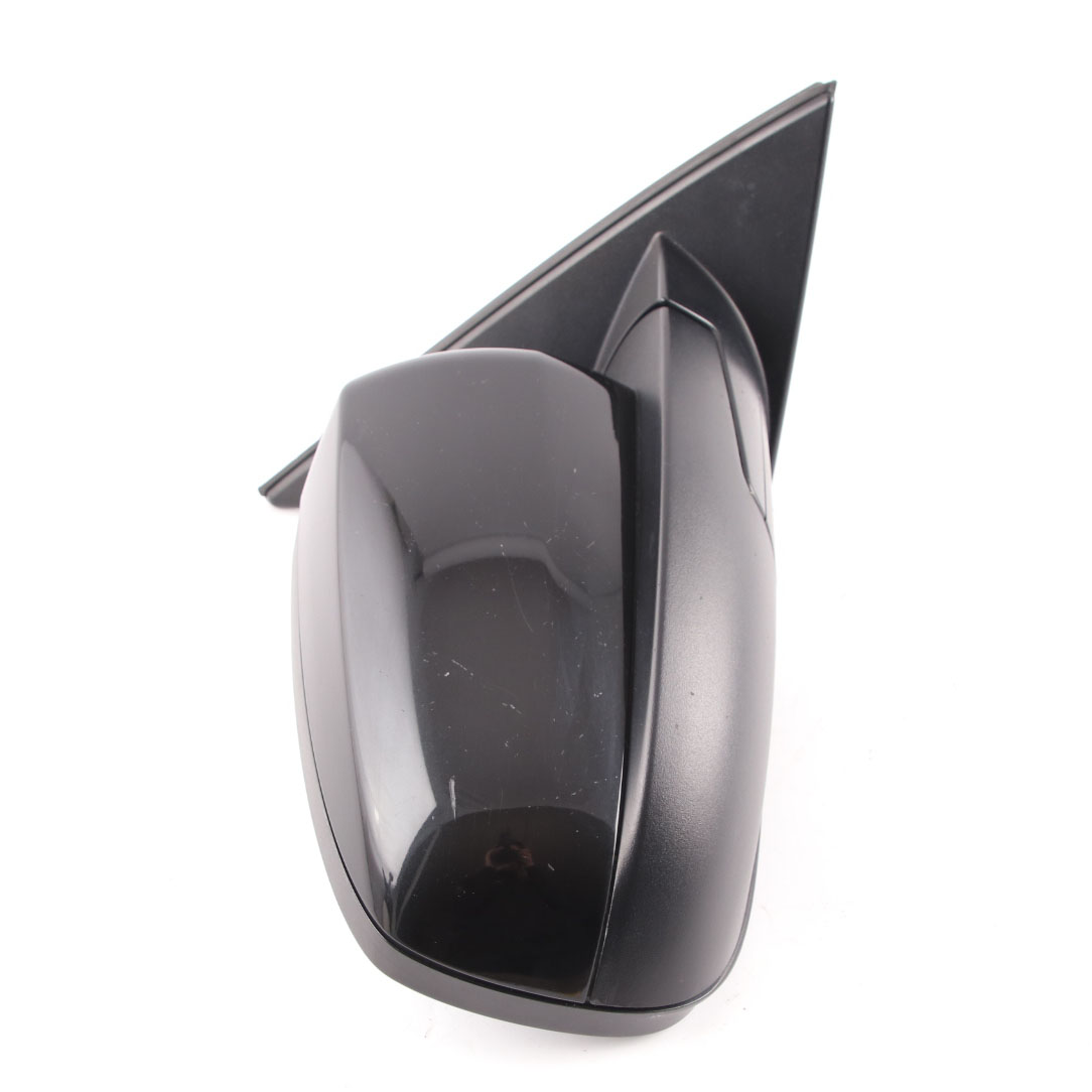 BMW X6 E71 Wing Mirror Heated Outside Right Door O/S Black Sapphire Metallic 475