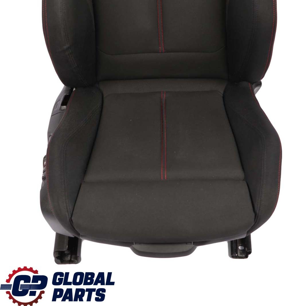 BMW F20 F30 Heated Memory Front Right Sport Seat O/S Fabric Anthracite Red