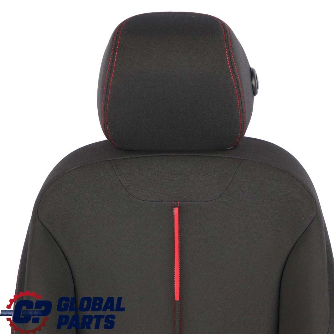 BMW F20 F30 Heated Memory Front Right Sport Seat O/S Fabric Anthracite Red