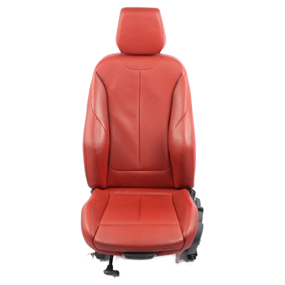 Front Seat BMW F20 M Sport Heated Leather Korall-Rot Red Left N/S