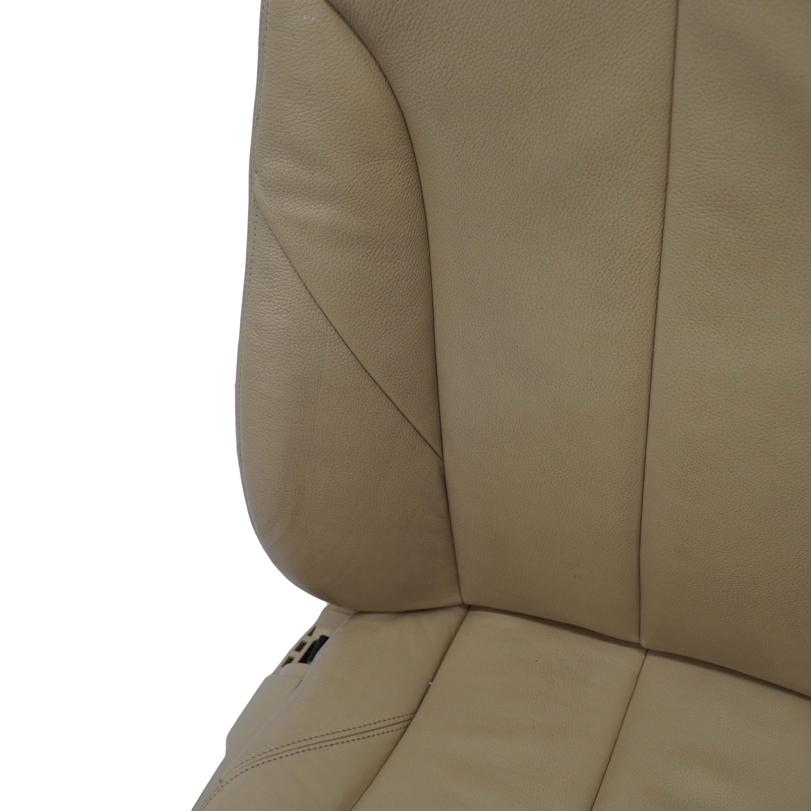 Seat Heated BMW F30 Memory Lumbar Front Right O/S Leather Dakota Veneto-Beige