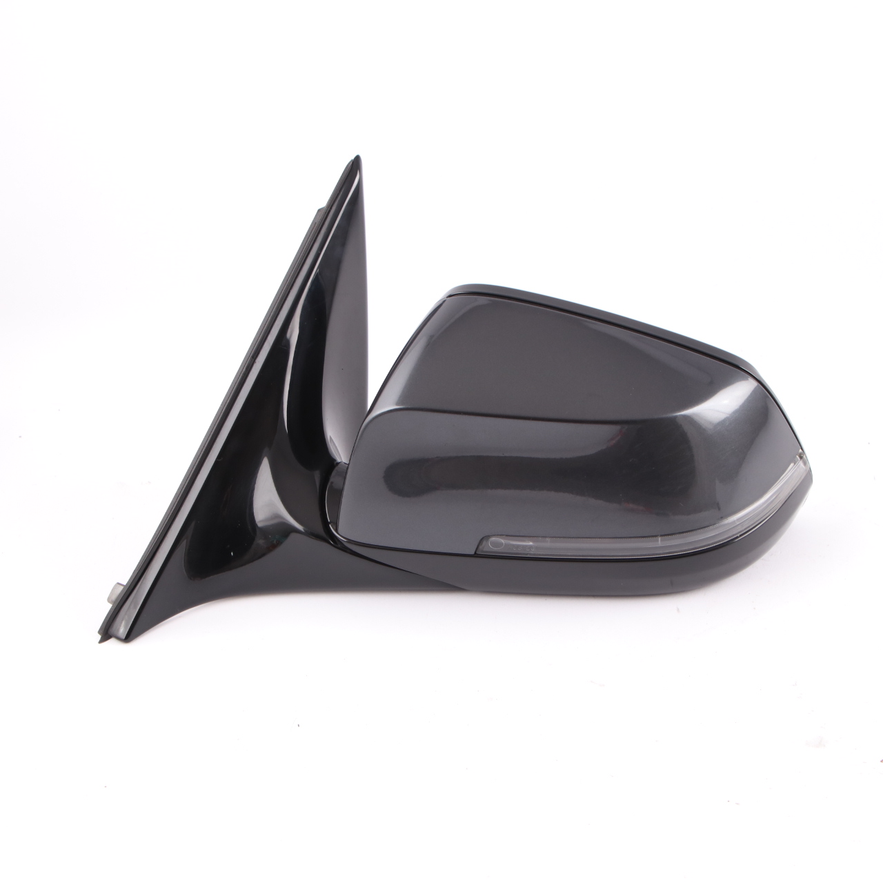 Wing Mirror BMW F01 F02 LCI Auto Dip High Gloss Left Door Sophistograu Grey B90