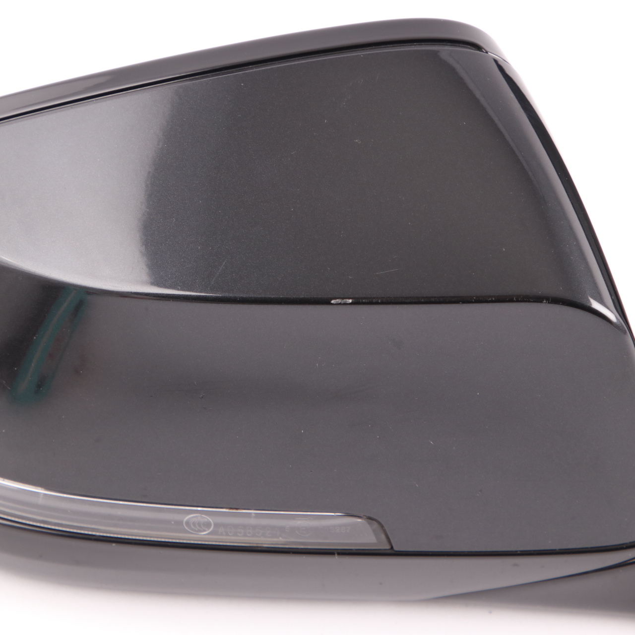 Wing Mirror BMW F01 F02 LCI Auto Dip High Gloss Right Door Black Sapphire 475