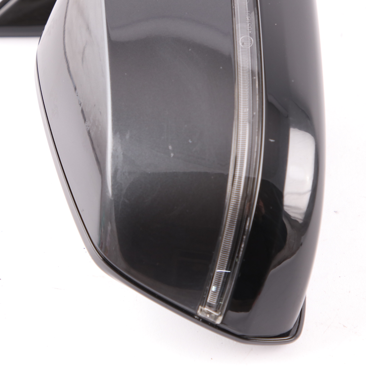 Wing Mirror BMW F01 F02 LCI Auto Dip High Gloss Right Door Sophistograu Grey B90