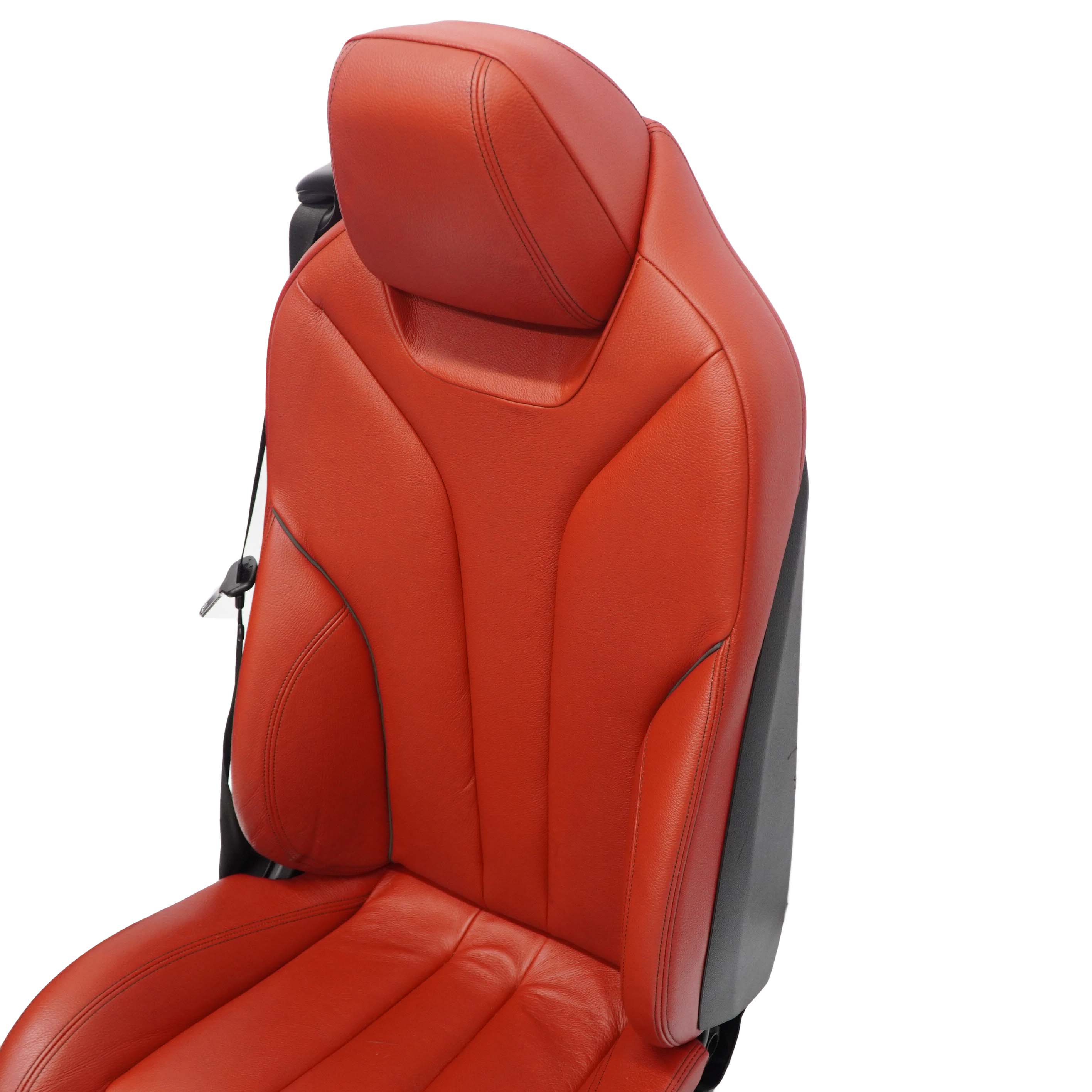 BMW F33 Sport Red Korallrot Leather Interior Front Right O/S Seat Heated Memory