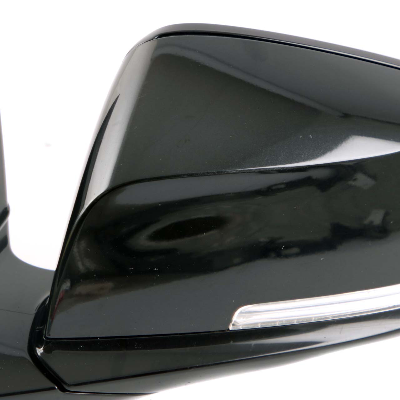 Wing Mirror BMW F30 F31 1 High Gloss Heated Left N/S Black Sapphire Metallic 475