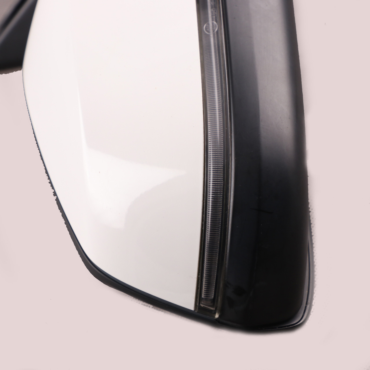 BMW F10 F11 LCI Outside Wing Mirror Heated Right Door O/S Alpine White - 300