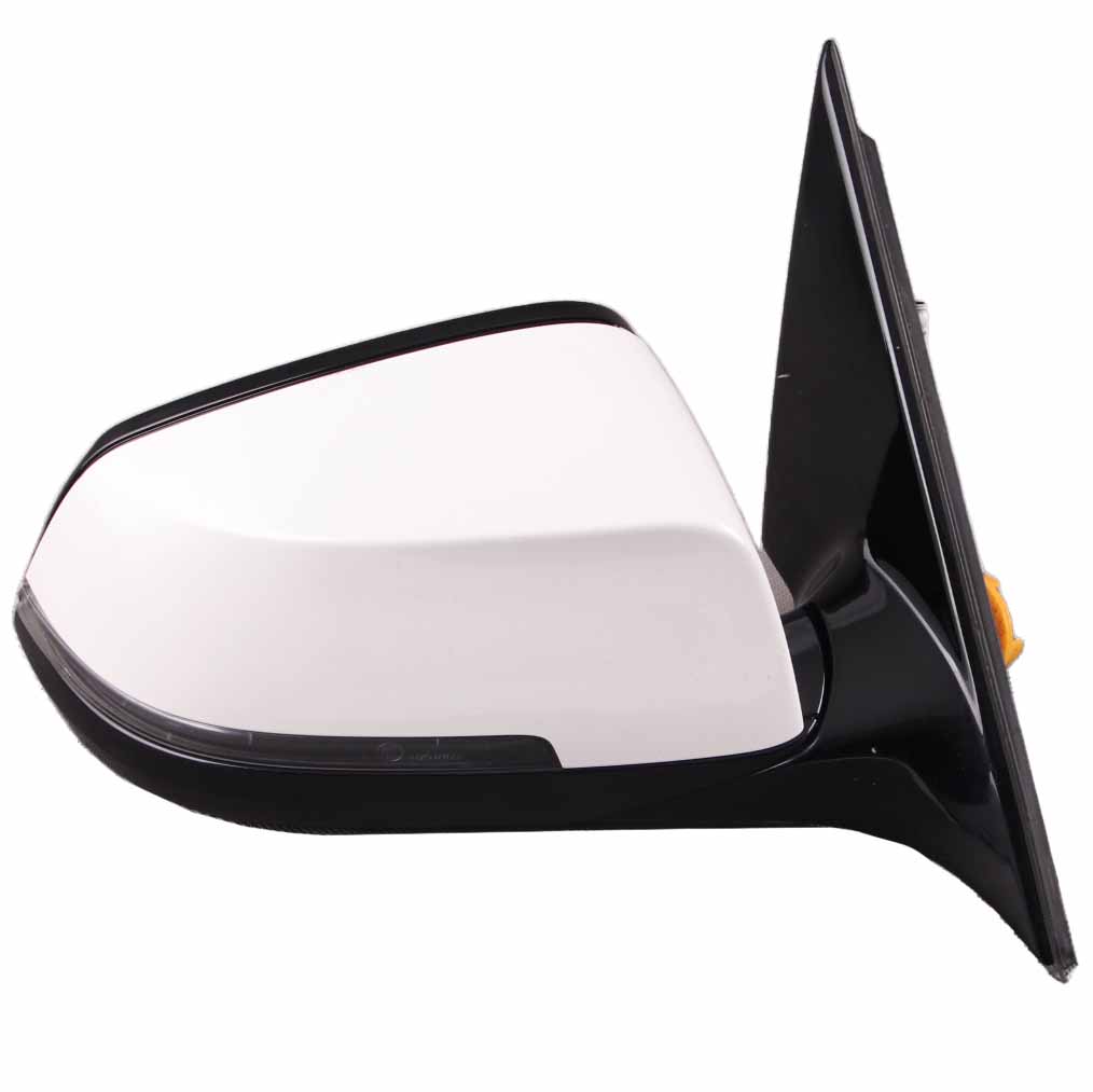 Wing Mirror BMW F10 F11 LCI Outside Door Right O/S Alpinweiss Alpine White - 300