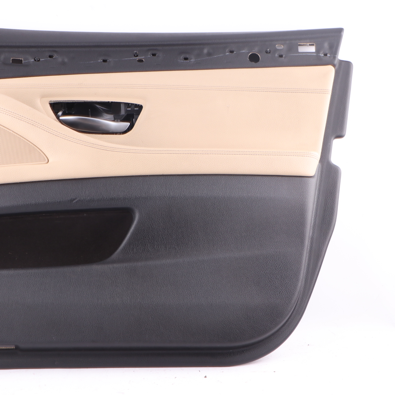 BMW F10 F11 LCI Door Card Front Right O/S Lining Panel Leather Dakota Beige