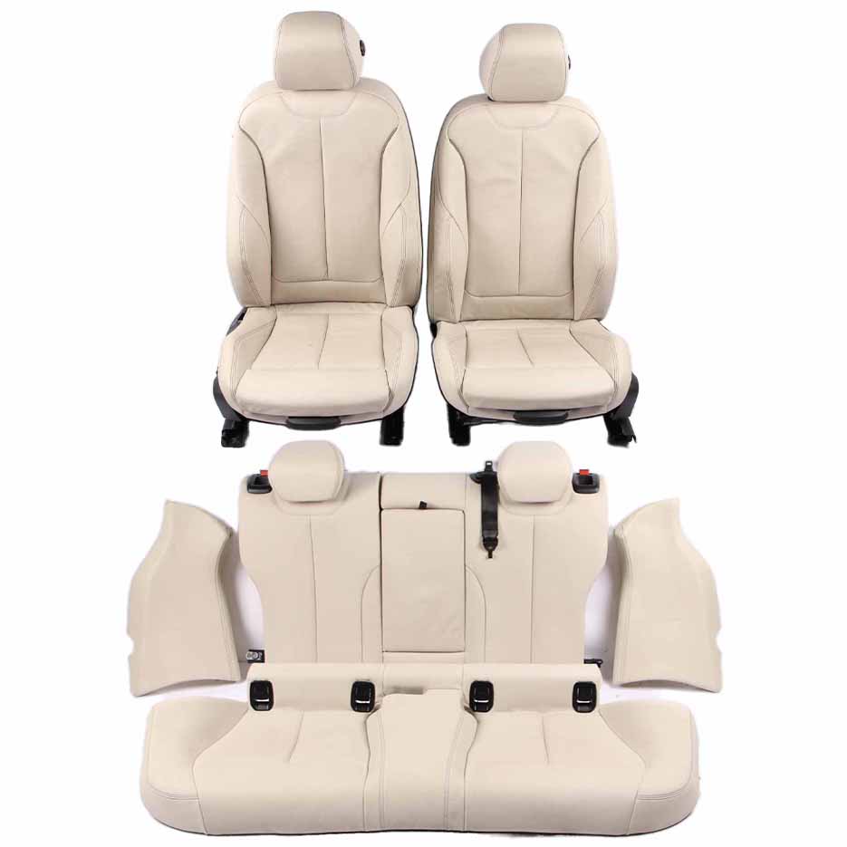 Seats BMW F36 LCI M Sport Heated Elfenbein-White Leather Interior Seat Memory