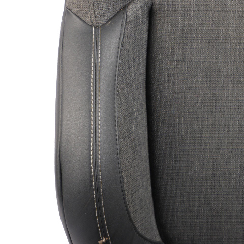 Front Seat Mini Cooper One F56 Sport Cloth Leather Right O/S Pearl Black Carbon