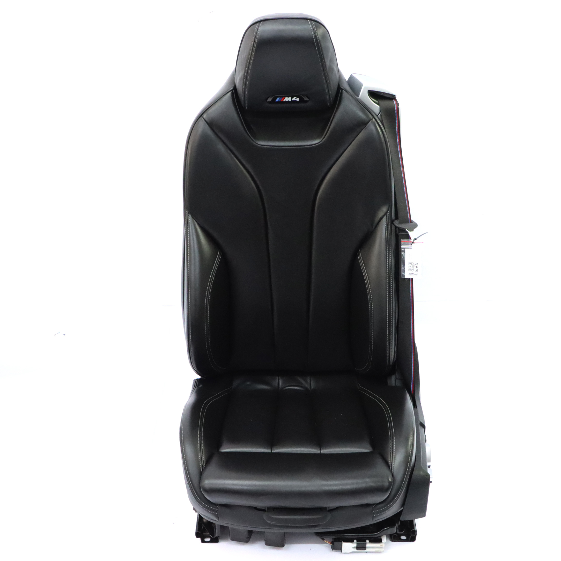 BMW F83 M4 Competition Heated Front Left N/S Seat Leather Merino Black Memory