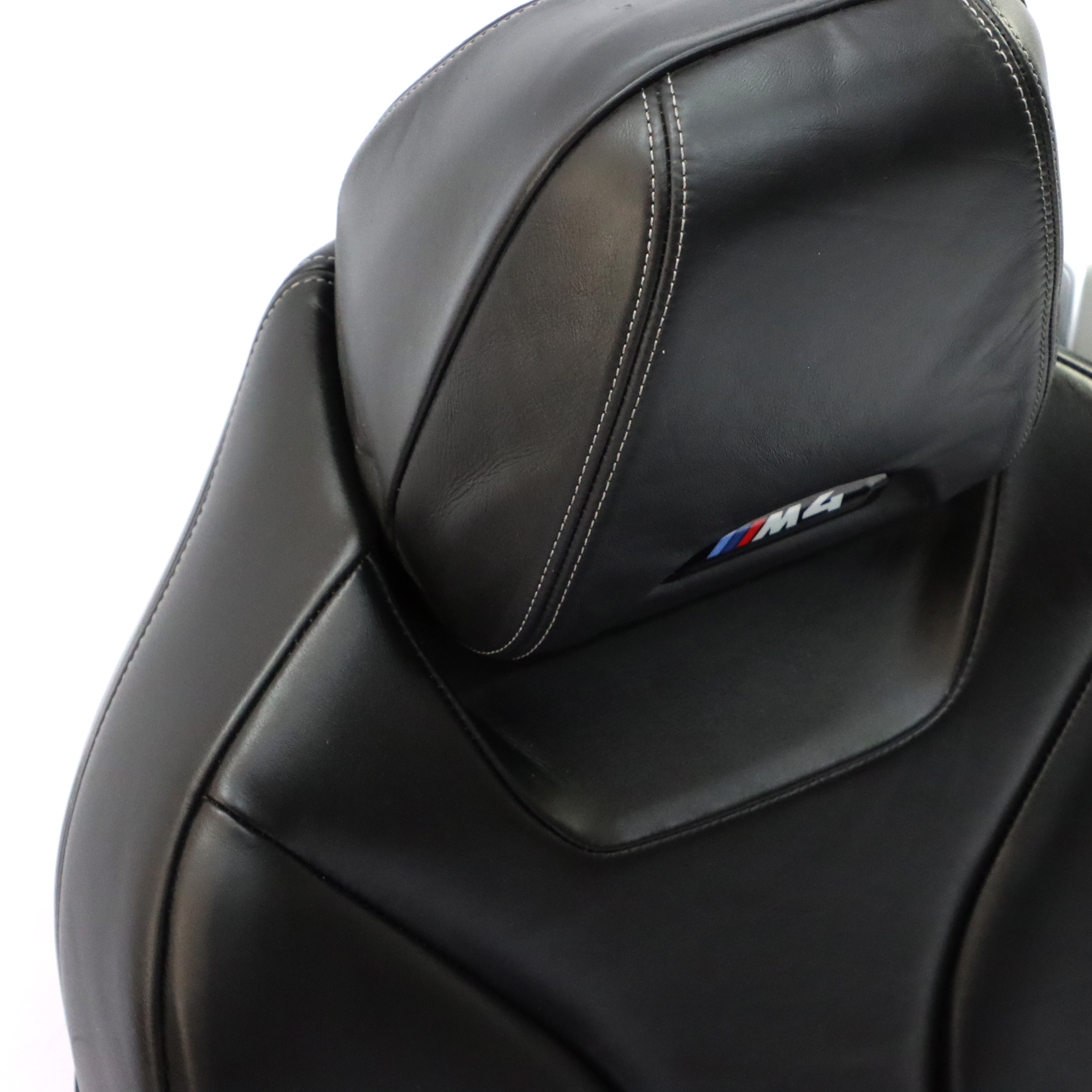 BMW F83 M4 Competition Heated Front Left N/S Seat Leather Merino Black Memory