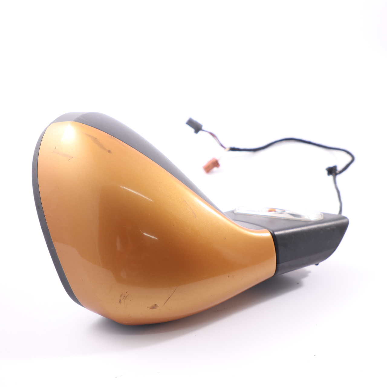 Peugeot 207 Wing Mirror Left Door N/S Outside Orange Salamanque 8149ZFI