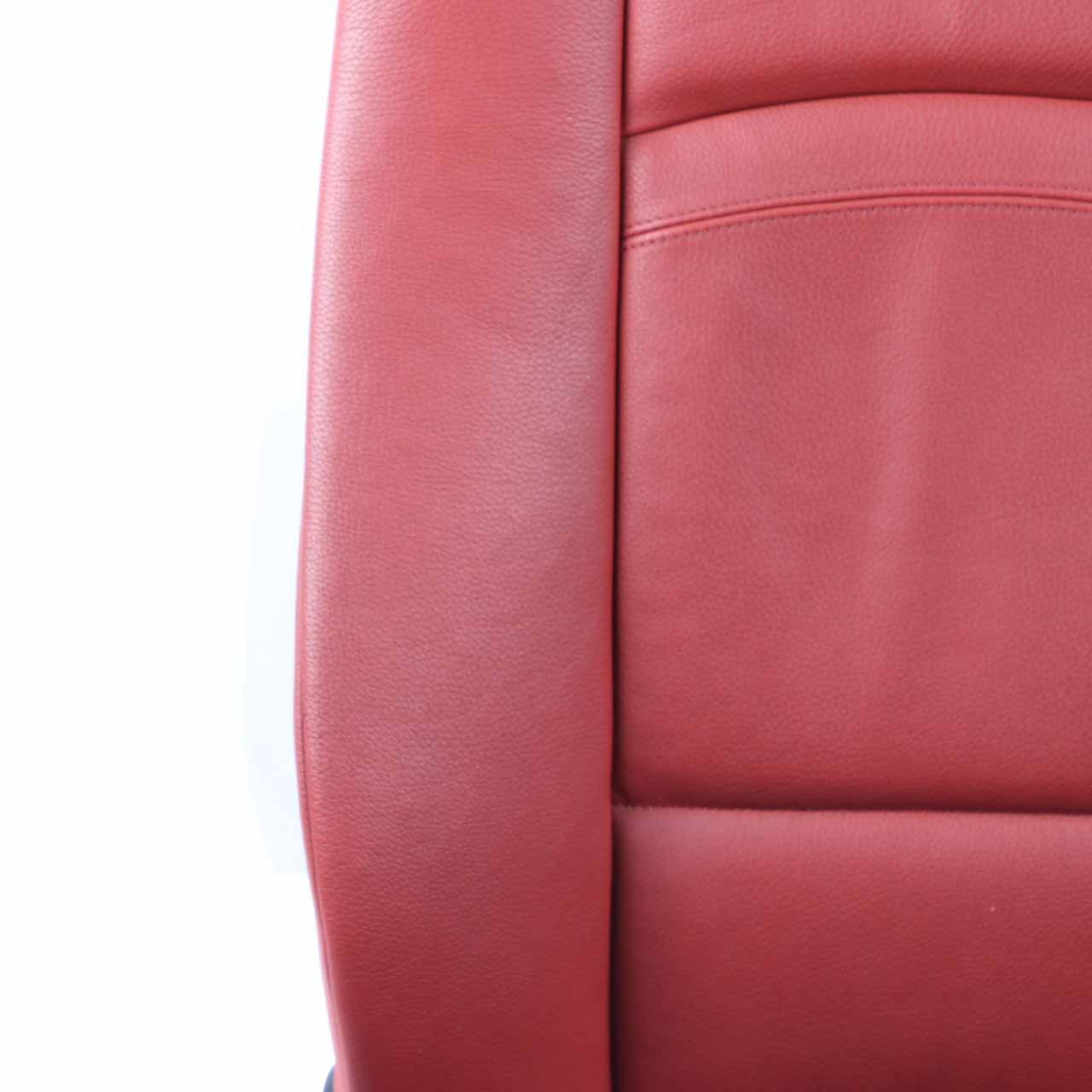 Front Seat BMW E93 Convertible Heated Korall-Red Leather Left N/S Memory