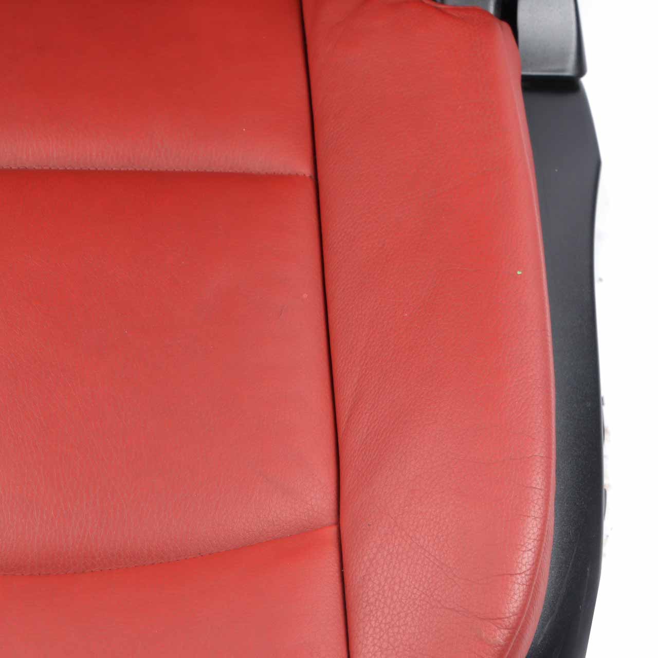 Front Seat BMW E93 Convertible Heated Korall-Red Leather Left N/S Memory