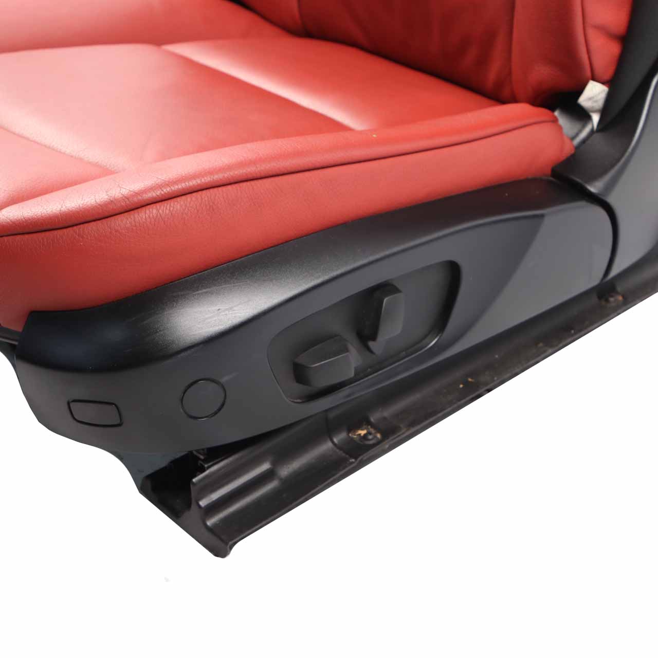 Front Seat BMW E93 Convertible Heated Korall-Red Leather Left N/S Memory