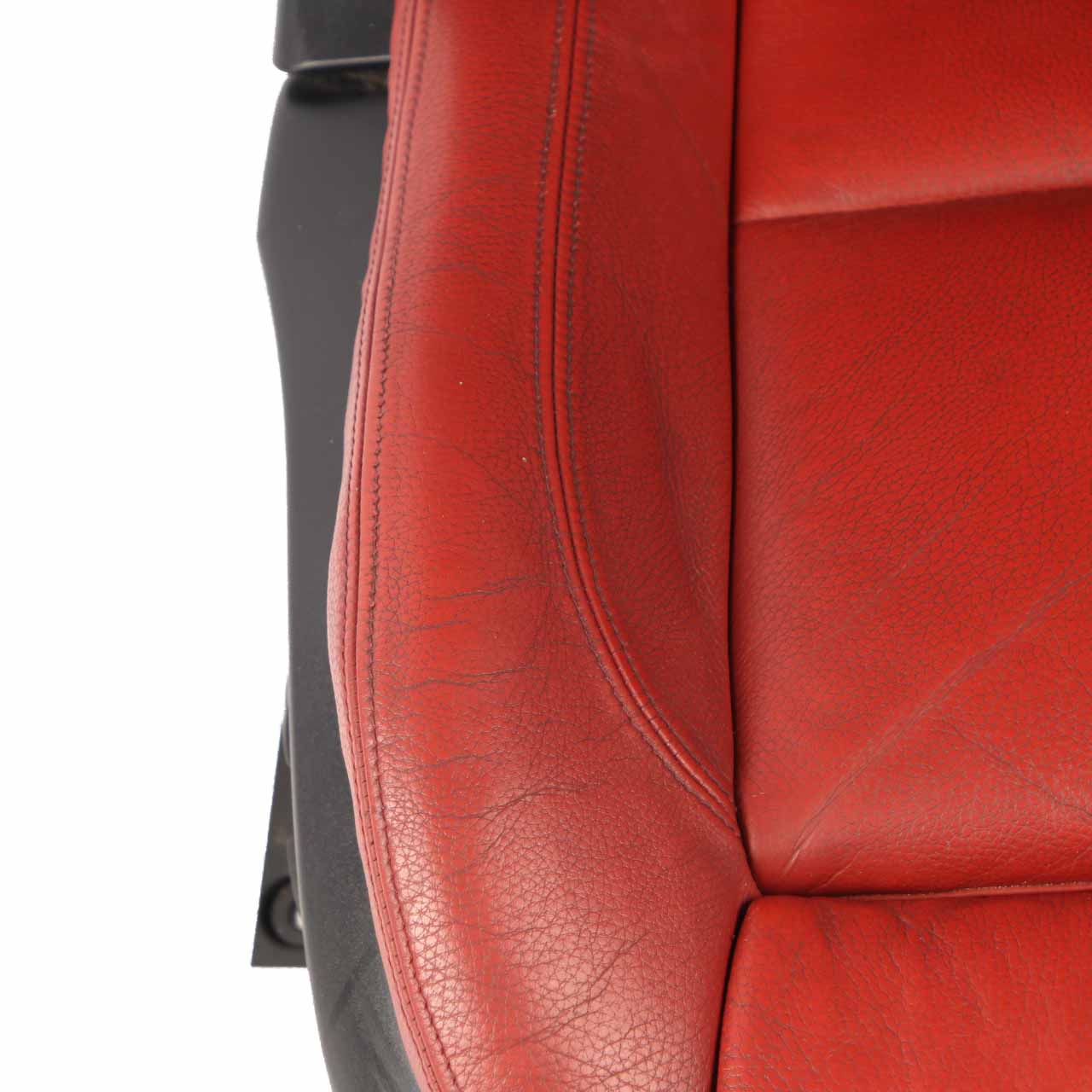 Front Seat BMW E93 Convertible Sport Heated Korall-Red Leather Right O/S Memory