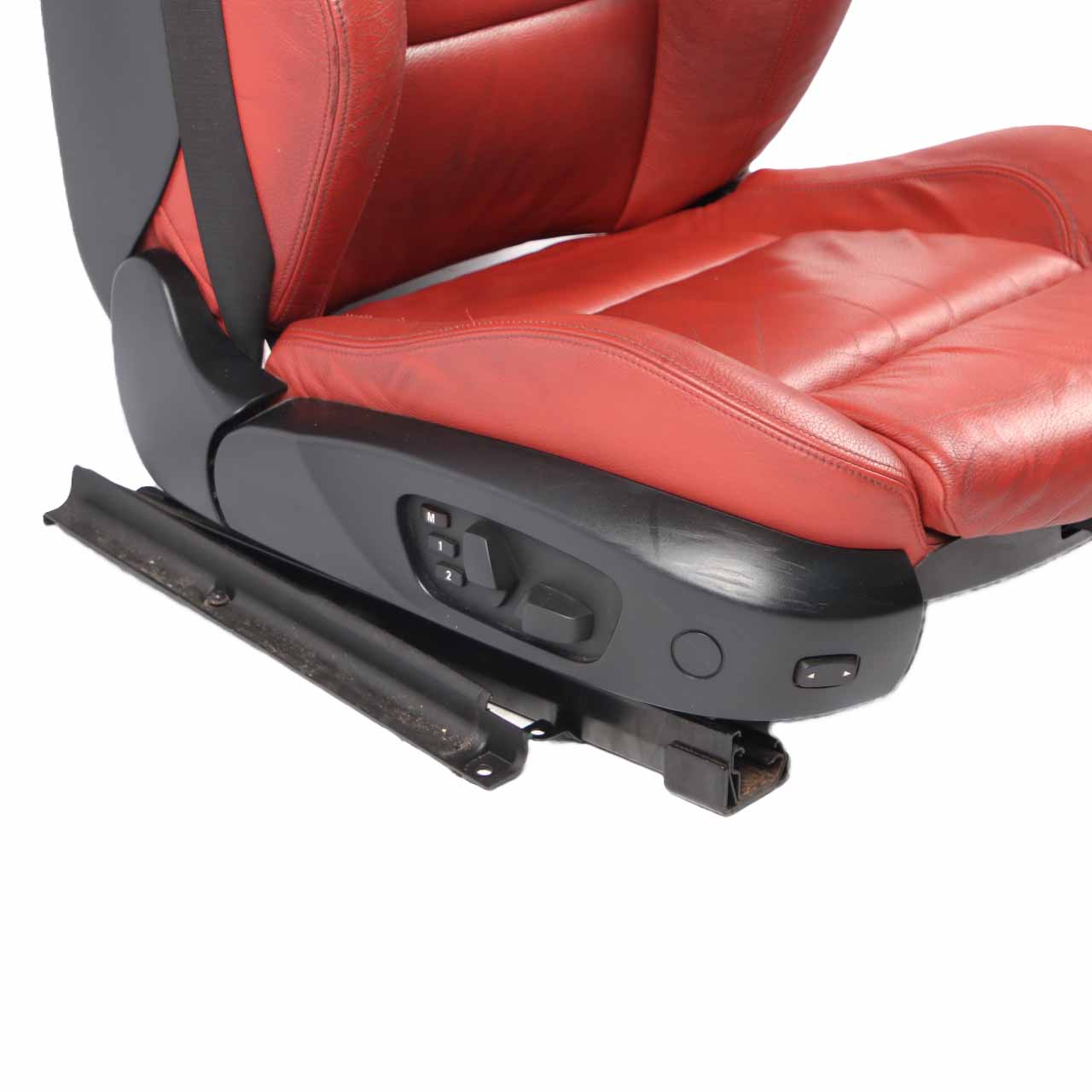 Front Seat BMW E93 Convertible Sport Heated Korall-Red Leather Right O/S Memory