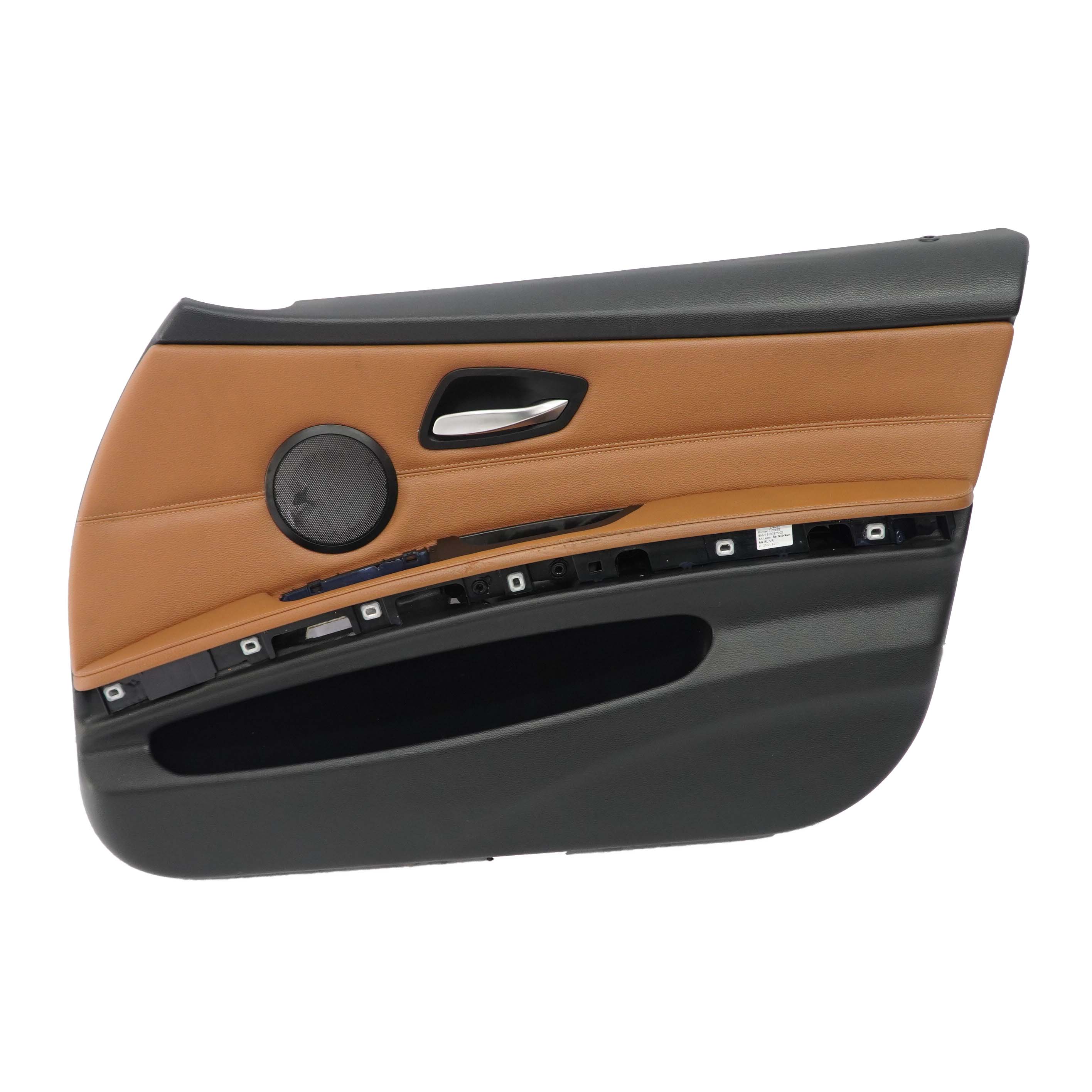 BMW 3 Series E90 LCI Front Right O/S Door Card Panel Leather Dakota Saddle Brown