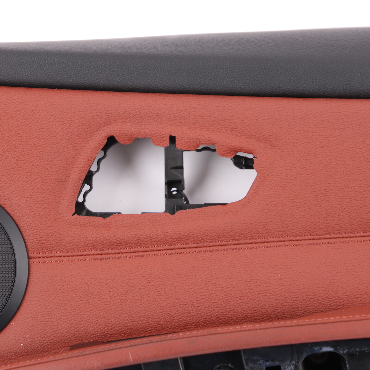 BMW E90 E91 Door Card Front Right O/S Trim Panel Leather Dakota Red Brown