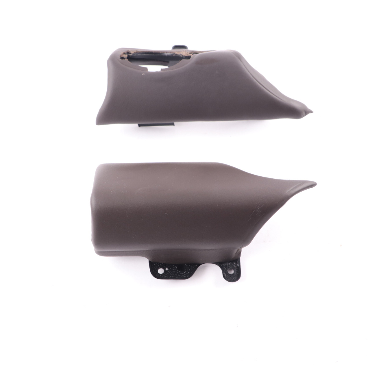 Mini R57 LCI Dashboard Dash Trim Cover Armrest Panel Set Leather Dark Truffle