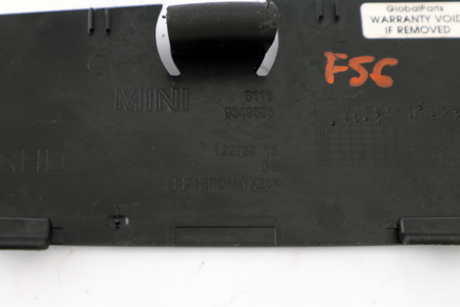 MINI Cooper One F54 F55 F56 Cover Panel Label Fuse Box Panther Black 9349586