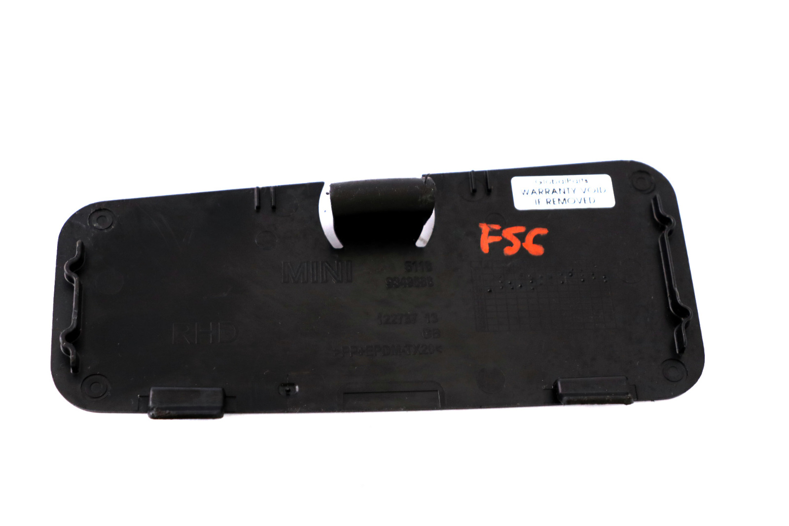 MINI Cooper One F54 F55 F56 Cover Panel Label Fuse Box Panther Black 9349586