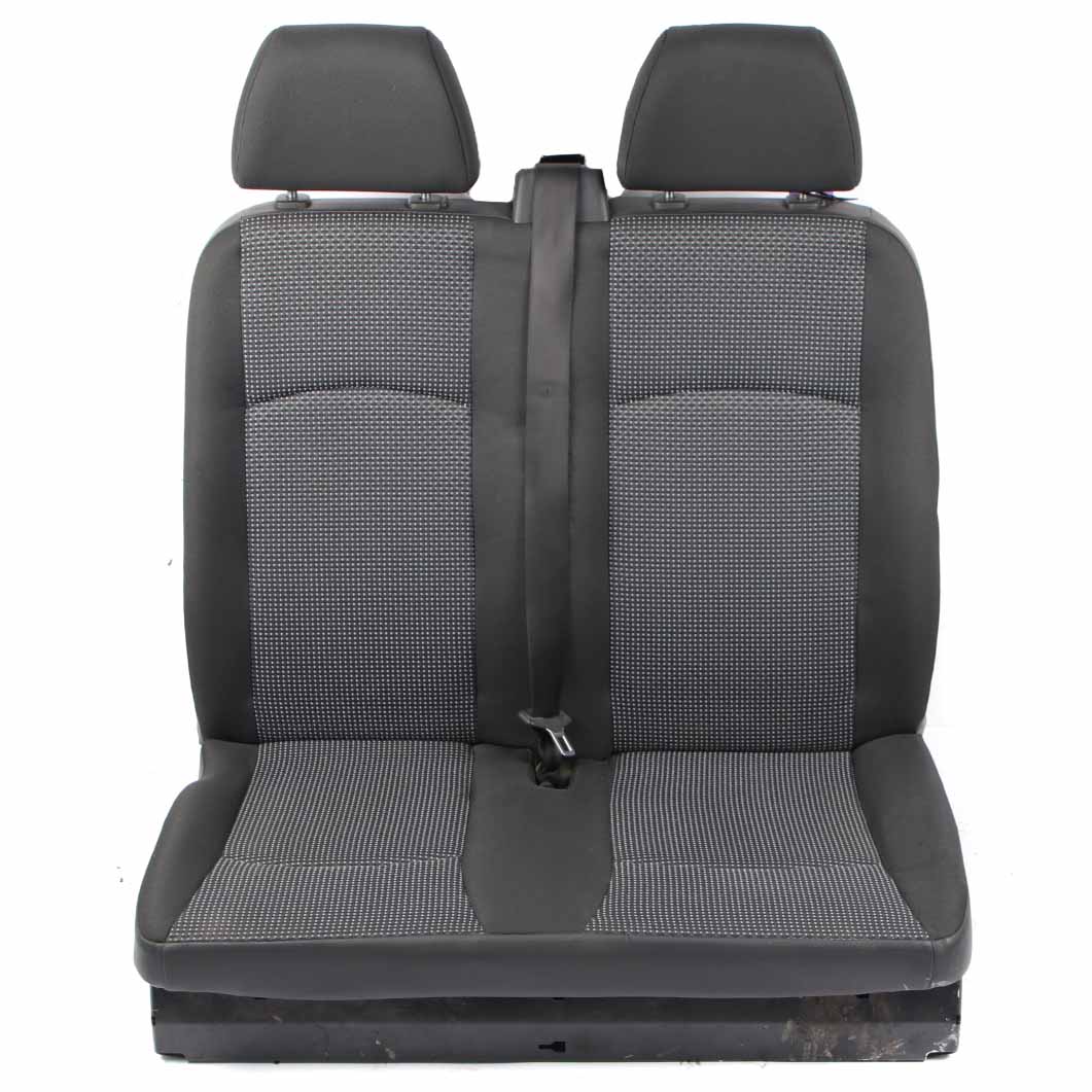 Front Seat Mercedes Vito W639 Left N/S Passenger Cloth Fabric Lima Black