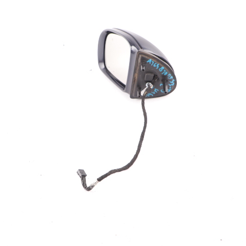 Mercedes ML W164 Wing Mirror Left N/S Power Fold Tanzanite Blue Metallic - 359