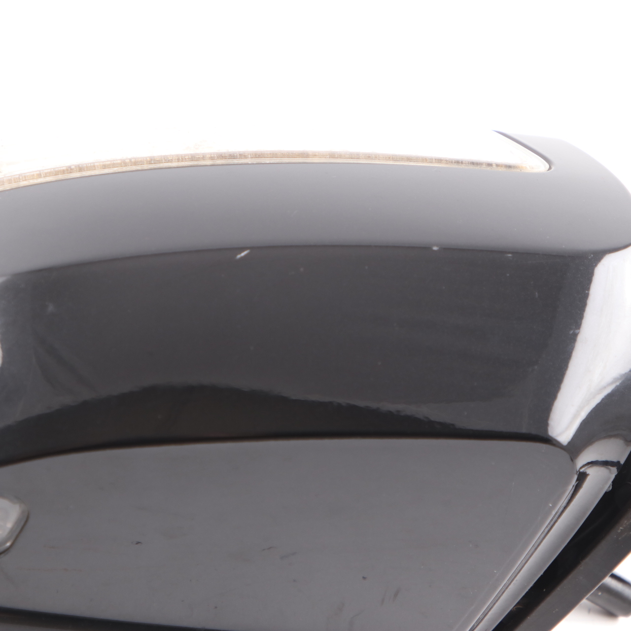 Mercedes ML W164 Wing Mirror Right O/S Power Fold Obsidian Black Metallic - 197