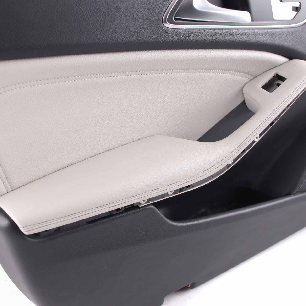 Front Door Card Mercedes W176 Left N/S Trim Panel Cover Imitation Leather Grey