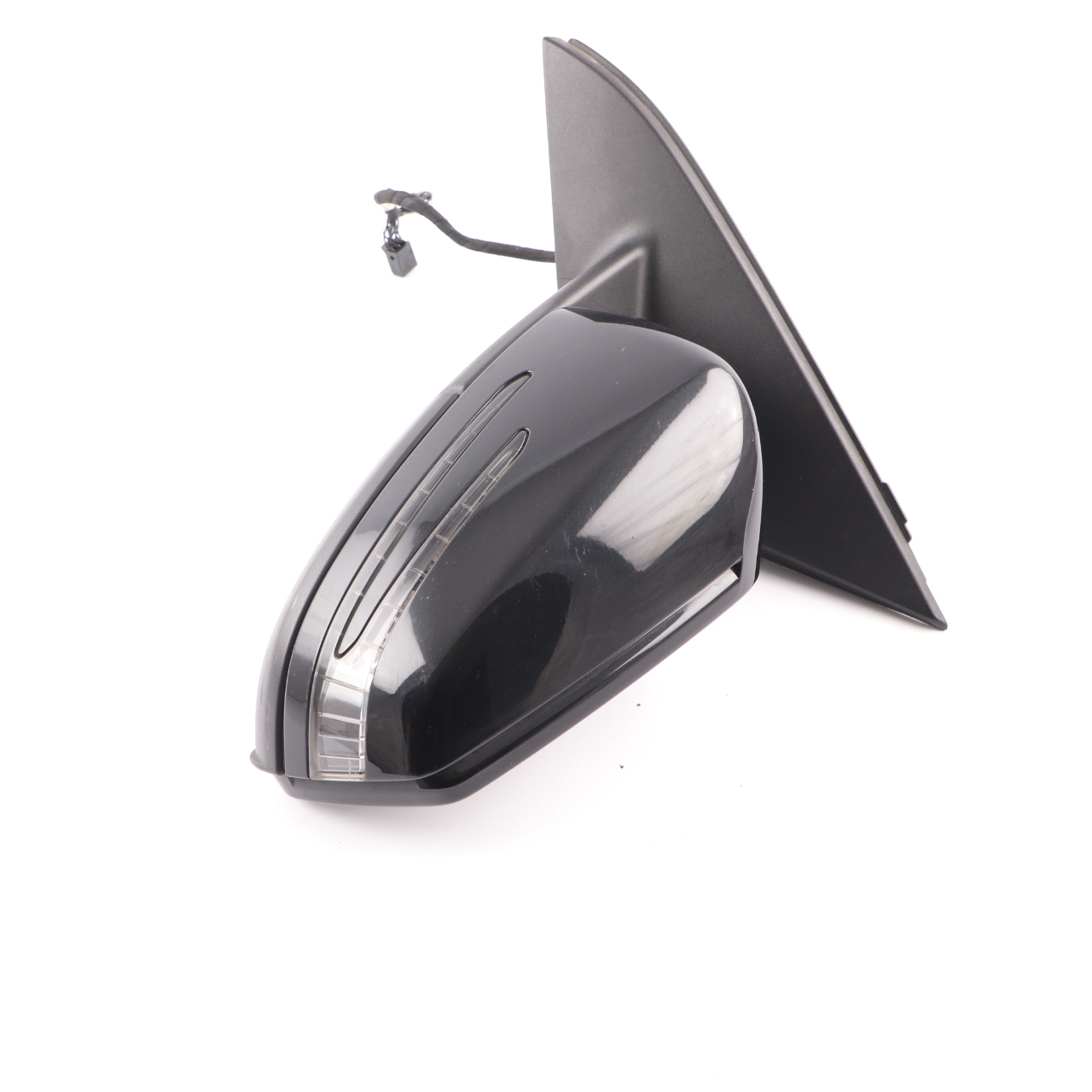 Mercedes W176 Wing Mirror Door Left N/S Outside Kosmos Black Metallic - 191