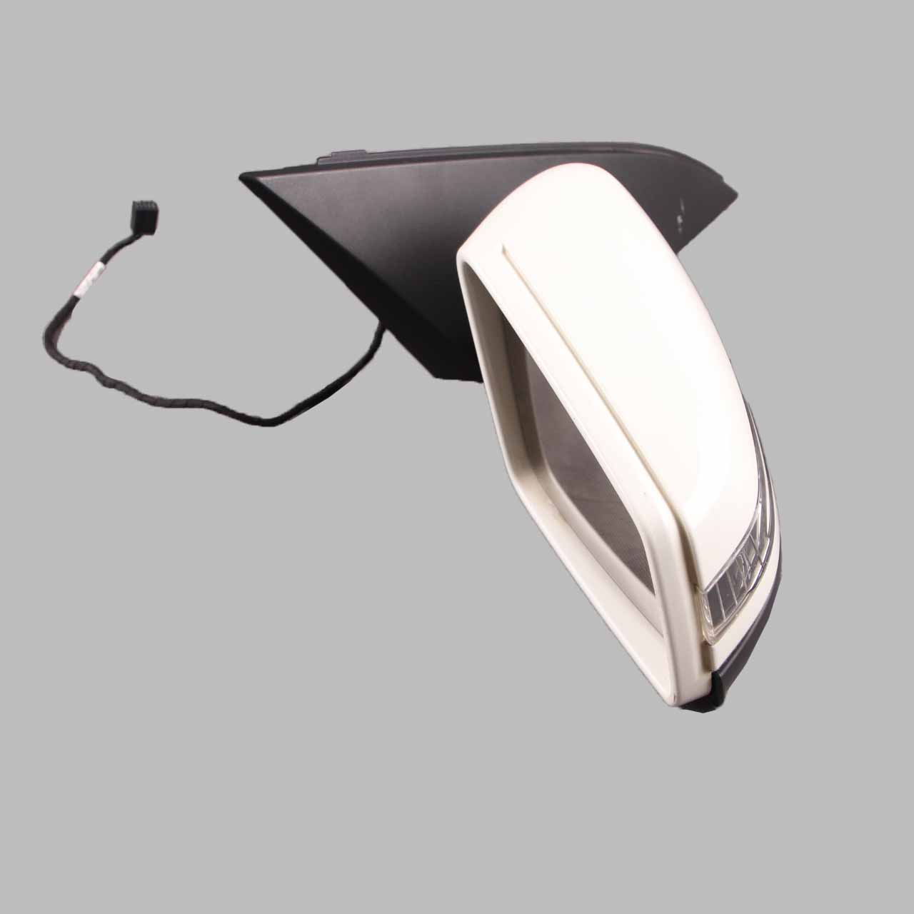 Mercedes W176 Wing Mirror Outside Power Fold Door Right O/S Calcite White - 650